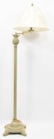 66" Driftwood Pineapple Swing Arm Floor Lamp