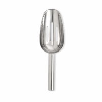 9" Stainless Steel Slotted Ice Scoop