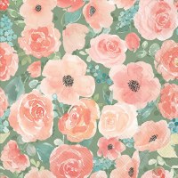 5" Square Blooming Delight Beverage Napkins