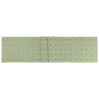 13" x 72" Green Squares Table Runner