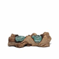 11" Two Votives on Driftwood