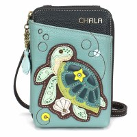 7" x 5" Blue Sea Turtle Wallet Crossbody Purse