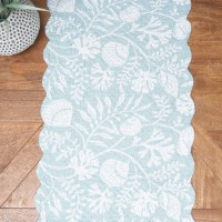 14" x 51" Seafoam Reef Table Runner