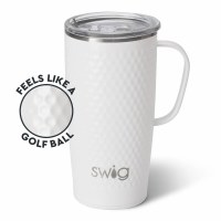 22 Oz Swig White Golf Ball Insulated Mug