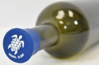 "Sanibel Island" Navy Sea Turtle Silicone Bottle Cap