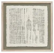 20" Sq Grid Paper in a Square Framed