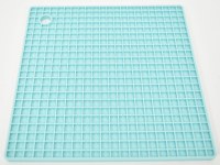 Turquoise Square Silicone Trivet
