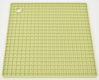 Sage Square Silicone Trivet