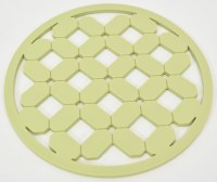 Sage Round Silicone Trivet
