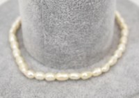 8.5" 4/5mm Faux Pearls Anklet