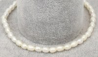 9.5" 4/5mm Faux Pearls Anklet