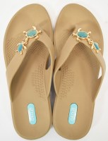 Size Large Beige Lizzie Flip Flops