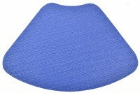 13" x 19" Navy Wedge Basket Weave Placemat