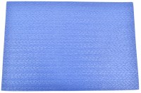 13" x 19" Navy Rectangle Basket Weave Placemat