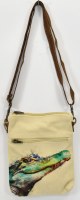 9" x 8" Slim Alligator Sling Purse