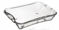 Small Clear Glass Rectangle Oven Dish