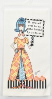 27" Sq "No One Will Ever Be As Entertained By Us As Us" Flour Sack Kitchen Towel