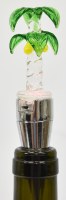 "Sanibel Island" Multicolor LED Palm Tree Bottle Stopper