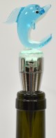 "Sanibel Island" Multicolor LED Dolphin Bottle Stopper