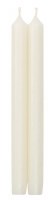 Pair of Two 12" White Taper Candles