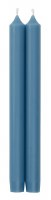 Pair of Two 12" Persian Blue Taper Candles