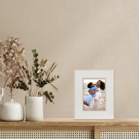 5" x 7" Natural and White Rope Picture Frame