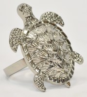 Silver Toned Sea Turtle Napkin Ring