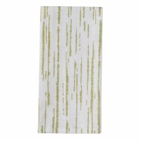 26" x 18" Green Cara Stripe Kitchen Towel