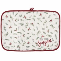 14" x 21" "Tis The Season" Christmas Drying Mat