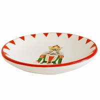 5" Round Ceramic Nutcracker Bowl