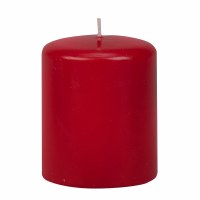 3" x 4" Red Pillar Candle