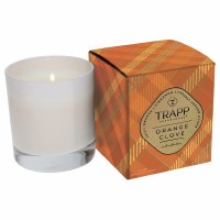 7 Oz Orange Clove Fragrance Glass Candle Jar