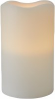 5" x 8" LED White Flameless Pillar Candle