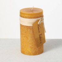 3" x 6" Brown Sugar Pillar Candle