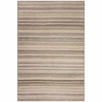 5.3' x 7.3' Neutral Stripes Riviera Indoor/Outdoor Rug