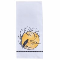26" x 18" "Happy Halloween" Crow Kitchen Towel