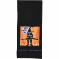 28" x 18" "Don't Make Me Drop A House On You" Halloween Kitchen Towel