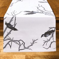 15" x 72" Halloween Crows Table Runner