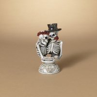 7" Polyresin Skeleton Couple
