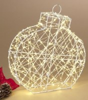 12" LED Wire Ornament