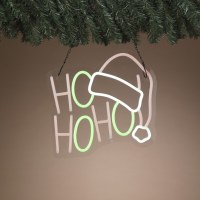 12" LED Faux Neon "Ho Ho Ho" Sign
