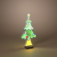 17" Muticolor Christmas Tree Infinity Light
