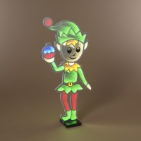 28" LED Multicolor Elf Infinity Light