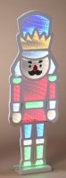 24" LED Blue Hat Nutcracker Infinity Light