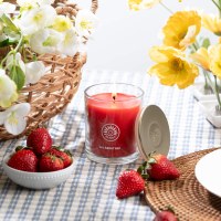 60 Hour All About Red Glass Jar Candle