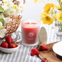 80 Hour All About Red Glass Jar Candle