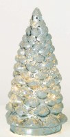7" LED Blue Glass Christmas Tree