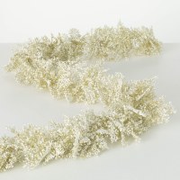 6' Faux Distressed White Tipe Pine Garland