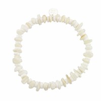 White Mother of Pearl and Sea Shell Beads Necklace
