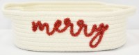 Oval "Merry" Basket by Mud Pie